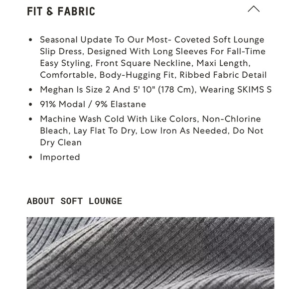 SKIMS SOFT LOUNGE
LONG SLEEVE DRESS - Picture 4 of 13